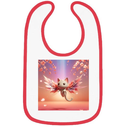 Petal Flight Kitty Bibs