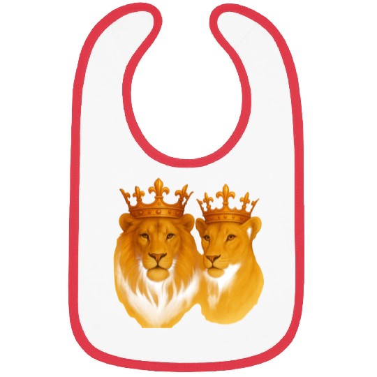 Royal Bond: The King & Queen of the Wild Bibs