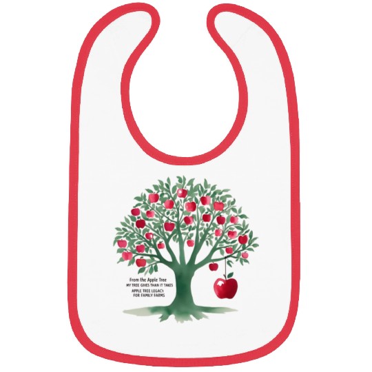 From the apple tree all beginnings Bibs