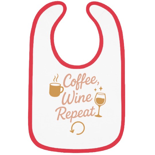 Single Mom Life Chaos Coordinator Wine Coffee Bibs
