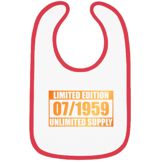 66th birthday Limited Edition - ꝏ Supply 07/1959 Bibs