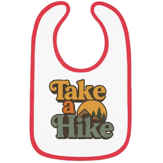 Take A Hike Retro Mountain Bibs