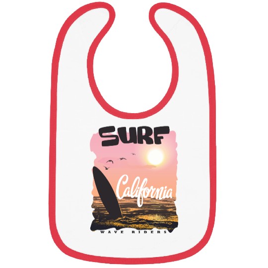 Summer Surf Wave Riders Bibs