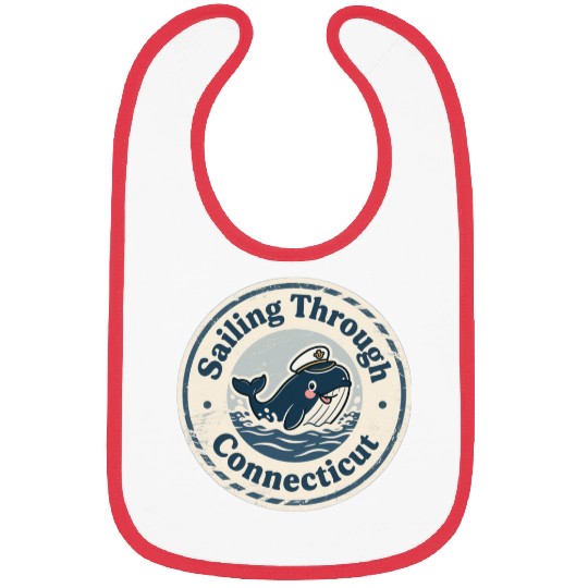 Connecticut Whale Captain Design Bibs