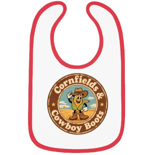 Heart of Nebraska Cornfield Charm Vintage Style Bibs