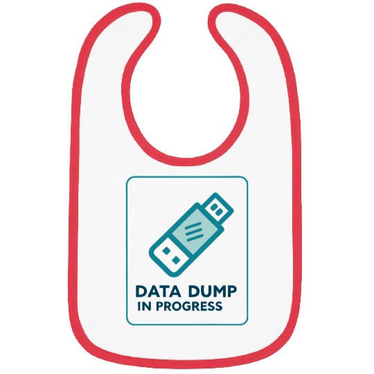Data Dump In Progress USB Drive 2000s Bibs