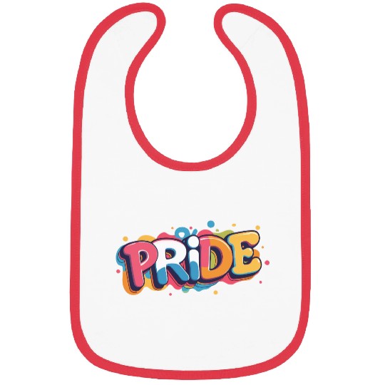 Pride Vibes Only LGBTQIA+ Love & Support Men Women Bibs