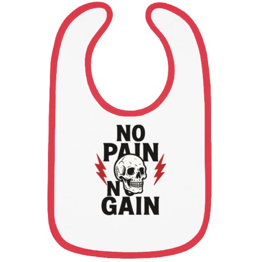 No Pain No Gain Bibs