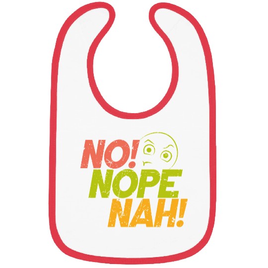 No Nope Nah Graphic Streetwear Bibs