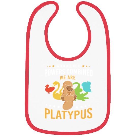 Animal Lover Platypus Bibs