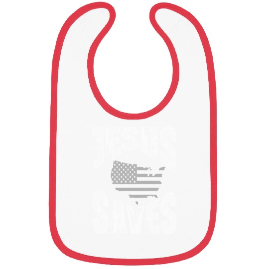 jesus saves usa Bibs