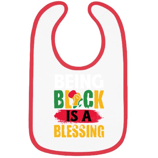 Juneteenth Being Black Is A Blesseing Bibs