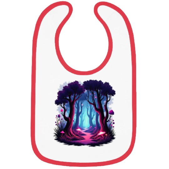 Enchanted Forest Dreamscape Bibs