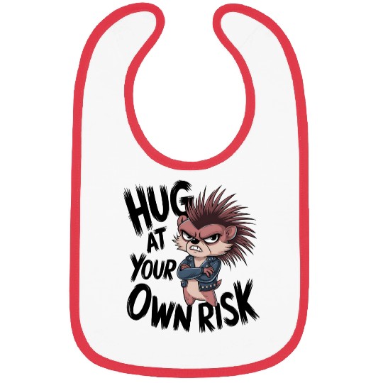 Funny Hedgehog Bibs