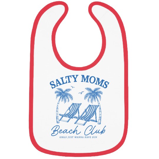 Beach Vacation Salty Moms Beach Bibs