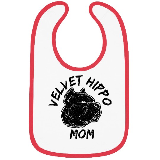 Velvet Hippo Mom – Bully Dog Lovers Bibs