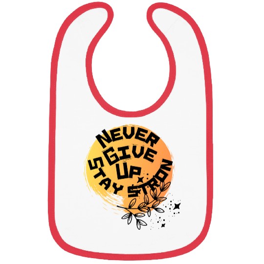 NEVER GIVE UP Bibs