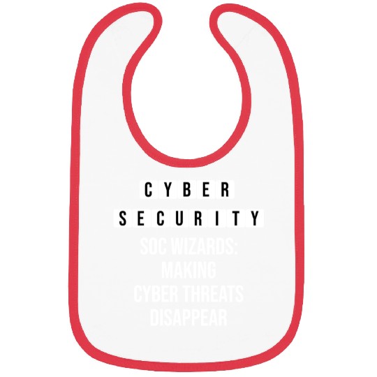 Making Cyber Threat Disappear - Security Quote Bibs