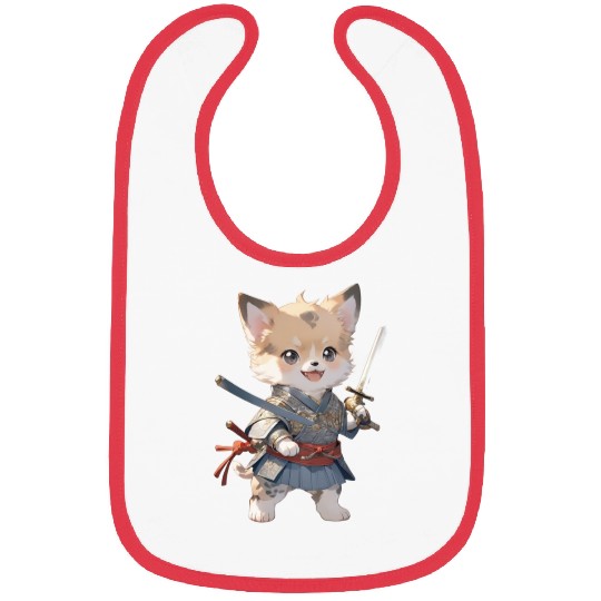 Dog Samurai Coffee Bibs