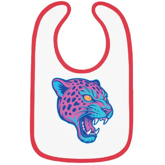 Jaguar pastel Bibs