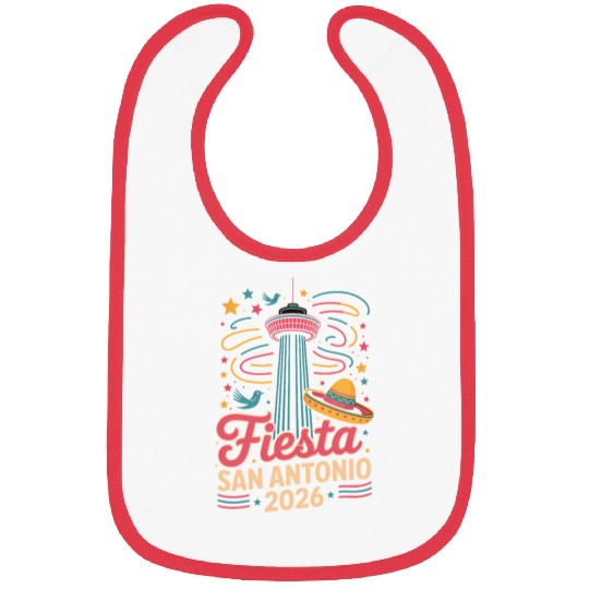 Funny San Antonio 2026 Fiesta Cinco De Mayo Tex Bibs