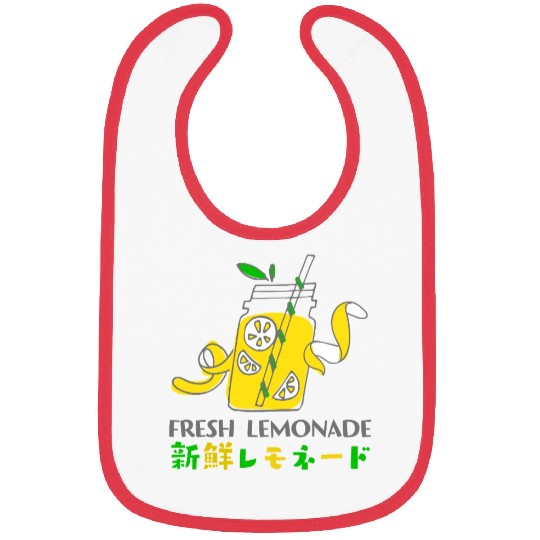 Fresh Lemonade Jar Whimsical Bibs