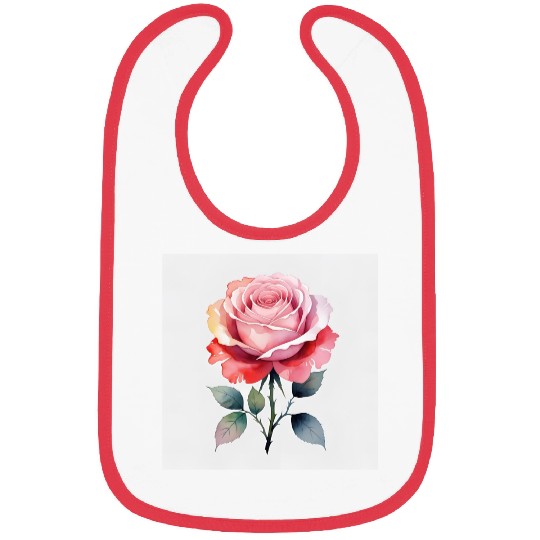 3D rose Bibs