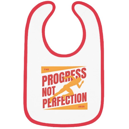 progress not perfection 'RUNNING' Bibs