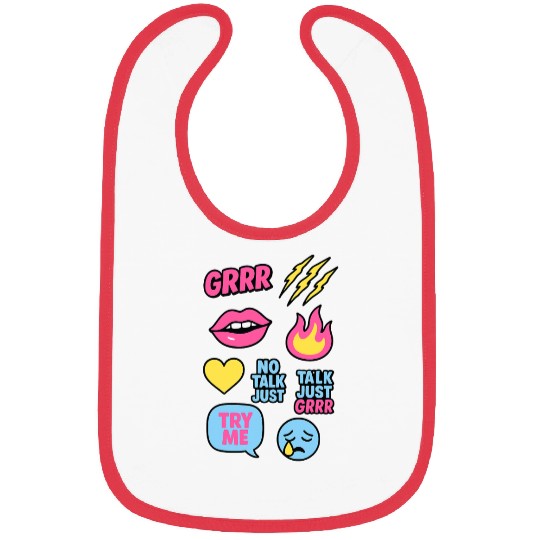 Sticker Grrr – TikTok Baddie Pack Bibs