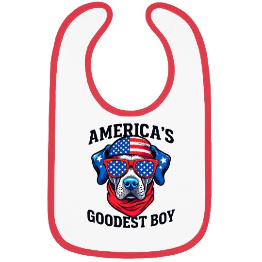 America’s Goodest Boy Dog Bibs