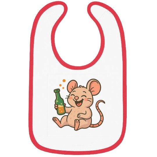 Drunk Party Mouse Bibs