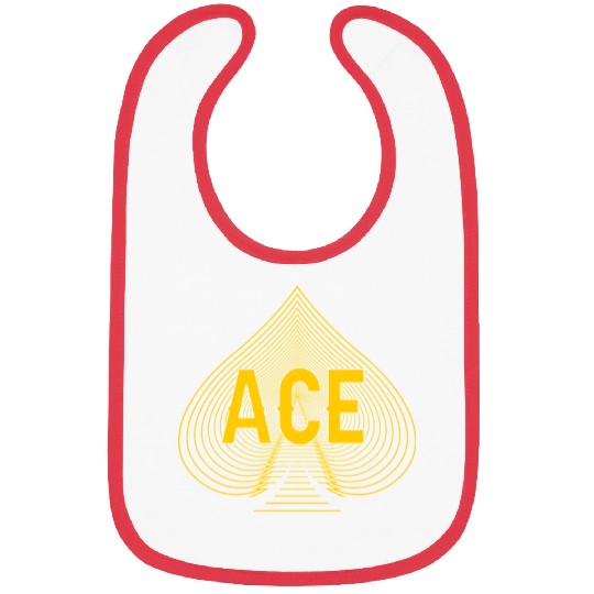 Spades Card Game Player Ace Of Spades Bibs