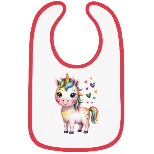 Believe in Magic – Cute Rainbow Unicorn Fantasy Bibs