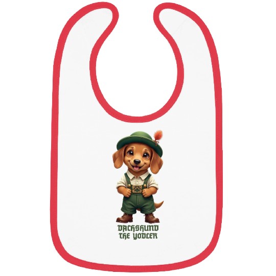 Dachshund the Yodler Bibs