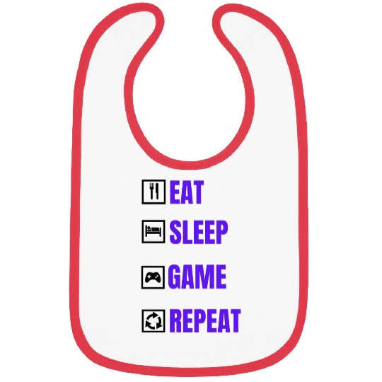 Eat Sleep Basketball Repeat Bibs