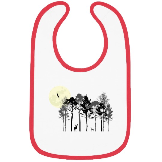 Deer forest Bibs