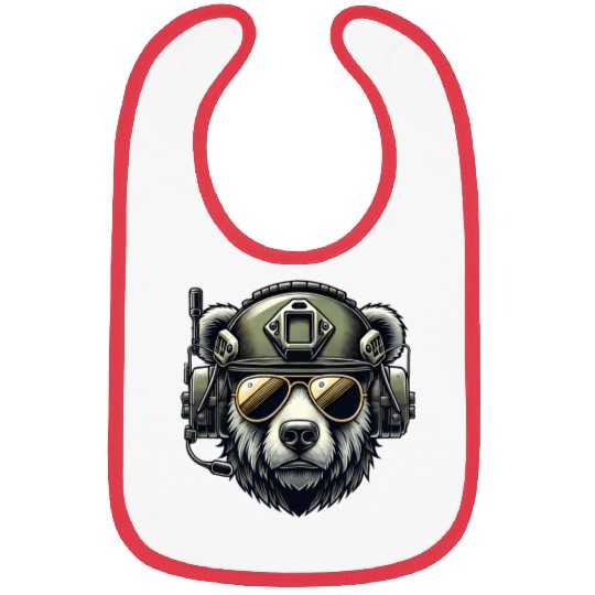 Bear Military Design Bibs