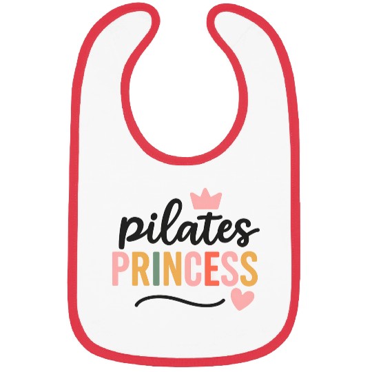 Pilates Princess Cute Fitness Lifestyle Bibs