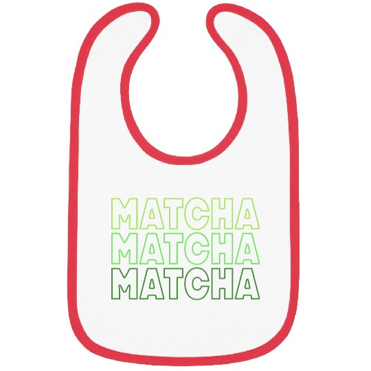 Matcha Japanese Tea Drinker Bibs
