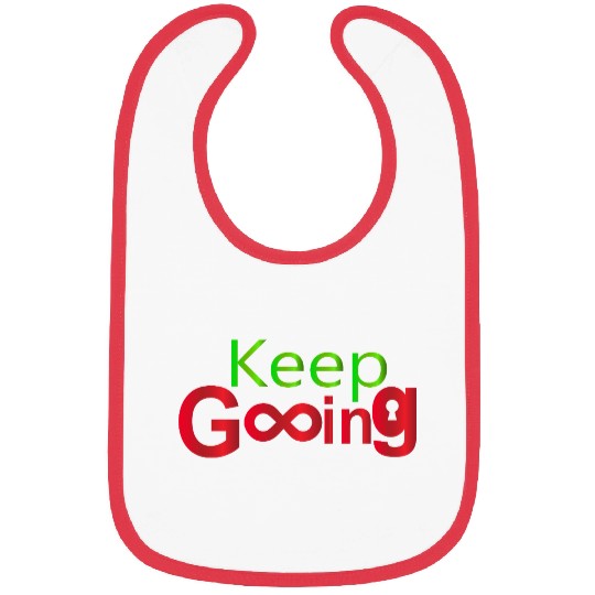 Motivational Typography Bibs with Infinity