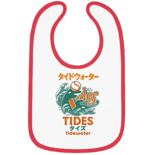 Defunct Tidewater Tides Japanese Style Baseball Bibs
