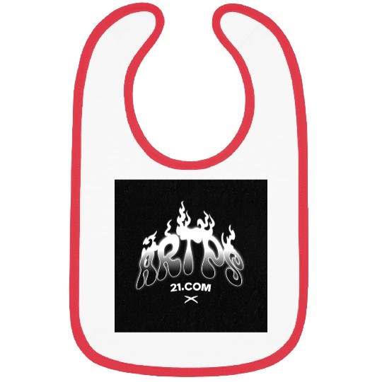 ARTPS21 Flame Drip Logo – Bold Streetwear Emblem Bibs