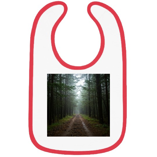 Serene Forest Path Scenic Bibs