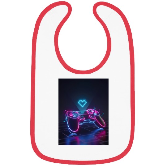 Cyberpunk Gaming Controller Bibs