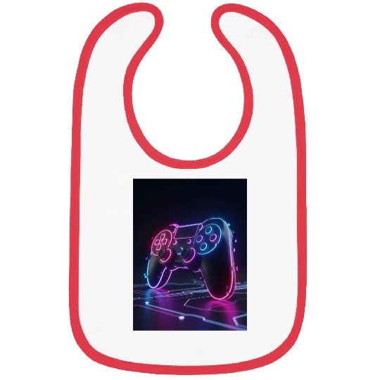 Cyberpunk Gaming Controller Bibs