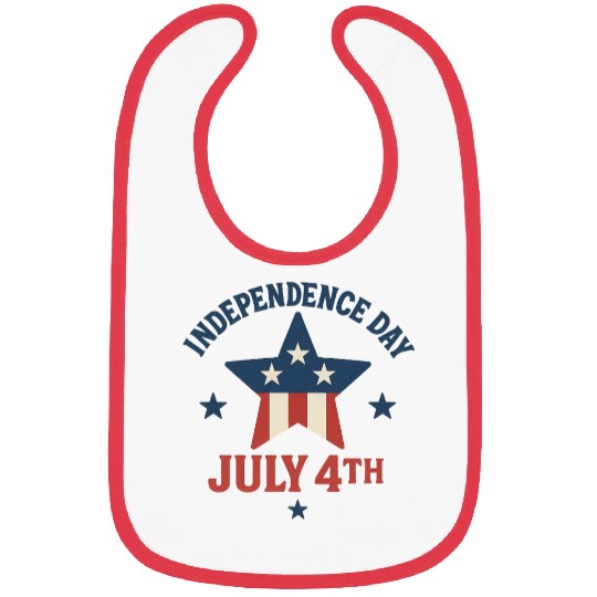 Independence Day Star Celebration Bibs