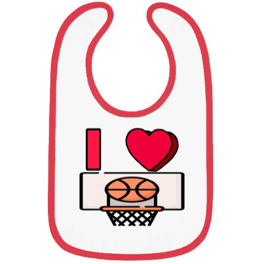 I LOVE BASKETBALL #2 Bibs