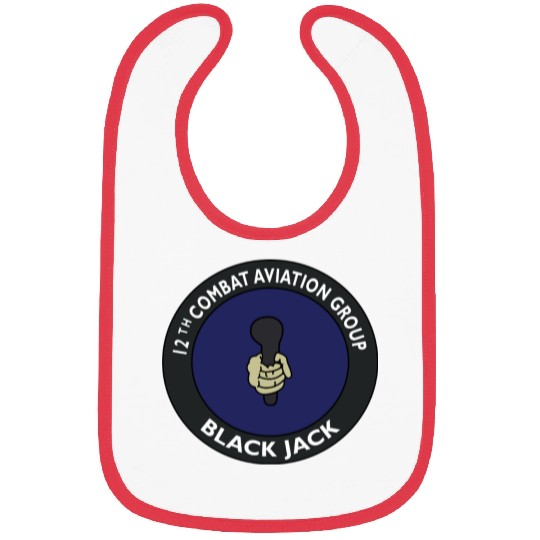 Army 12th Combat Aviation Group Black Jack Bibs