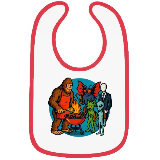 Cryptid Cookout Bibs