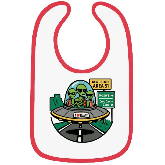Alien road trip Bibs
